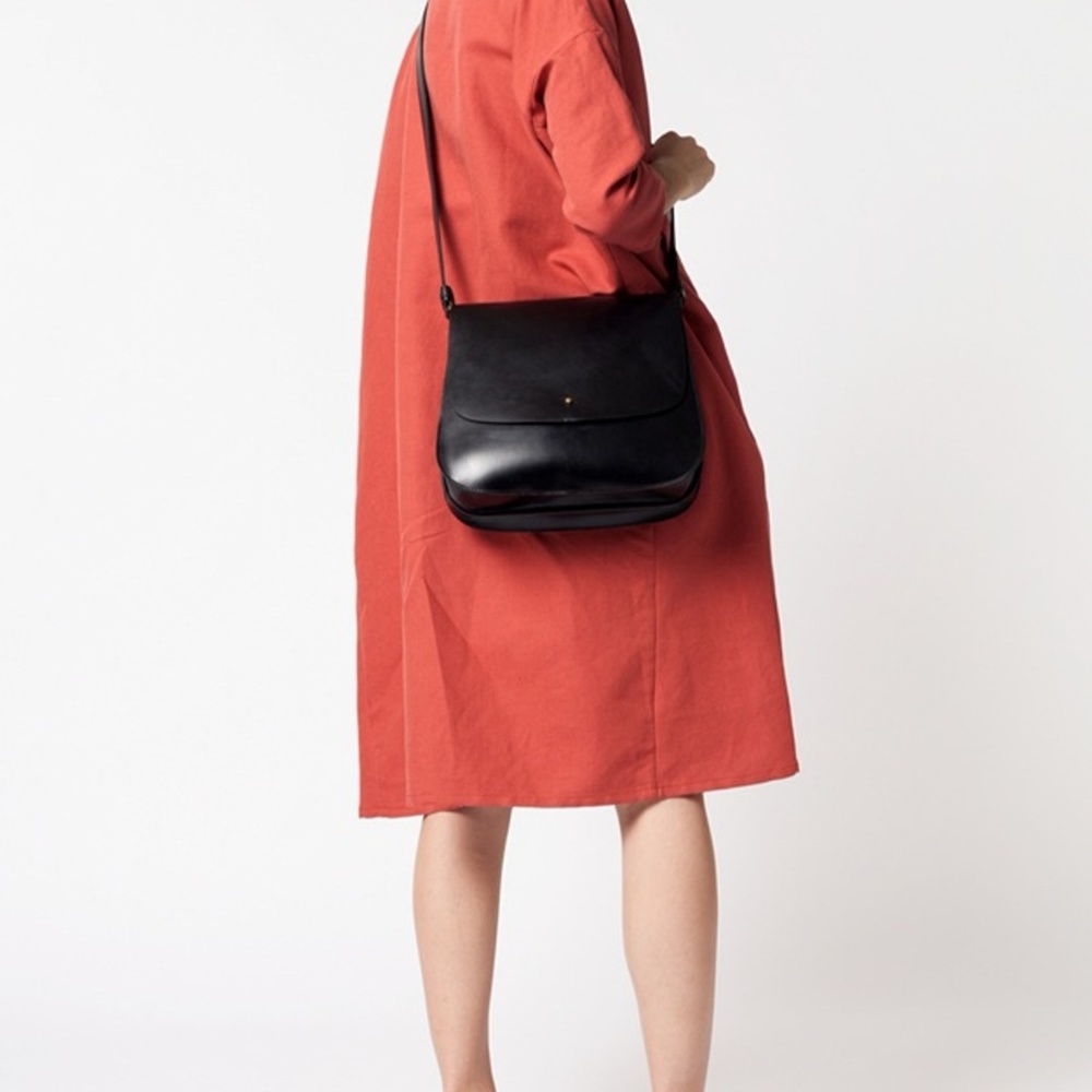 Creatures of Comfort brown saddle bag crossbody